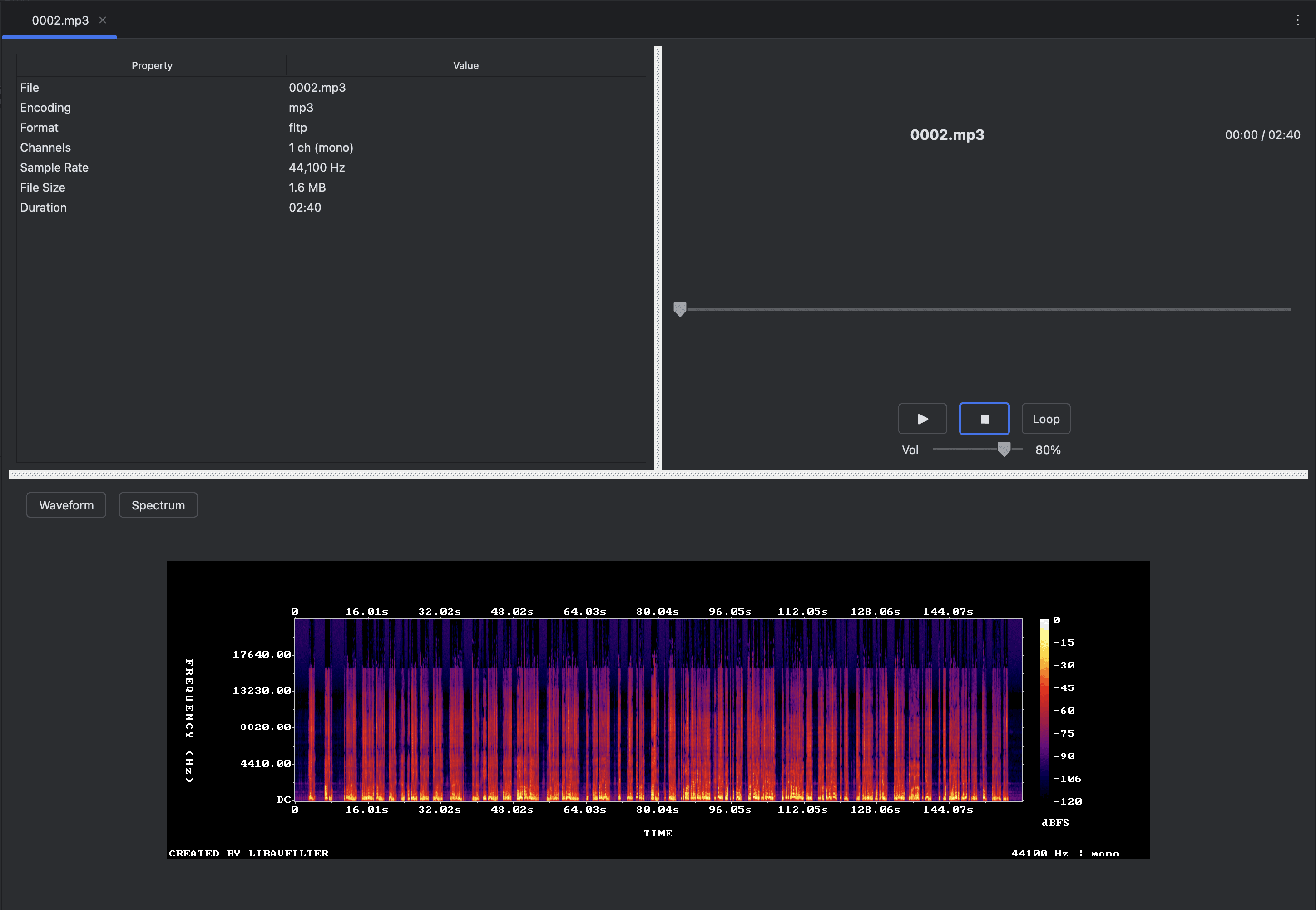 Audio Player Plugin